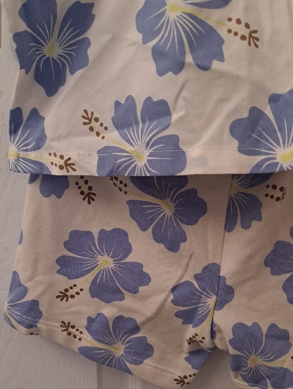 Grayson Mini Kids Matching Set in Blue Floral Print - Picture 13 of 14